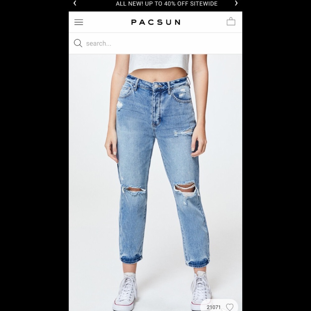 PacSun Blue Mom Jeans